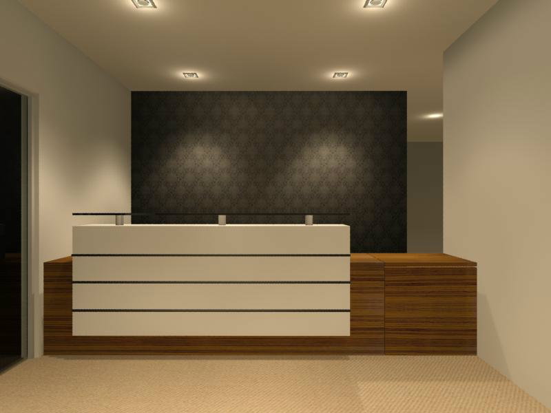 Reception Counter Design Johor Bahru (JB) | Commercial Design & Renovation Johor Bahru (JB)